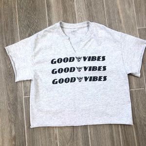 Urban Outfitters // Good Vibes Crop Top